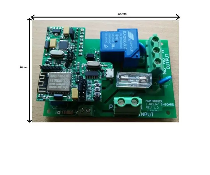 ARMTRONIX Wifi 30Amps Board: 4 стъпки (със снимки)