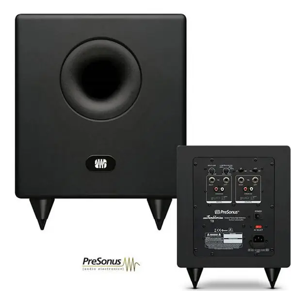 በ Presonus Temblor T8 Subwoofer ውስጥ የእንቅልፍ ባህሪን ያሰናክሉ