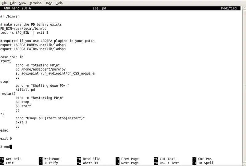 Lumikha ng Initialization Script