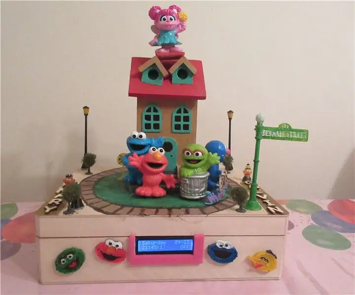 DIY Sesame Street Alarm Clock (may Fire Alarm!): 6 na Hakbang (na may Mga Larawan)