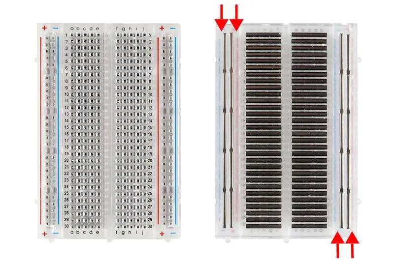 Menggunakan Breadboard: Jam