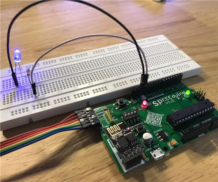 Kontroll LED från ditt WiFi -nätverk! SPEEEduino V1.1: 4 steg (med bilder)