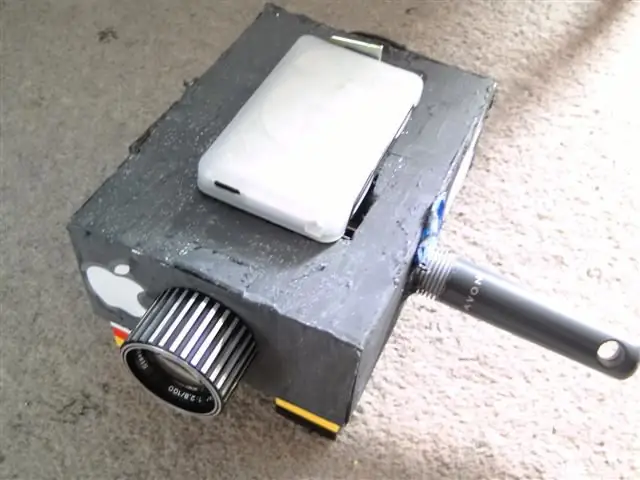 DIY IPod Video Projector - Nangangailangan Walang Lakas o Pag-disassemble ng IPod: 5 Hakbang