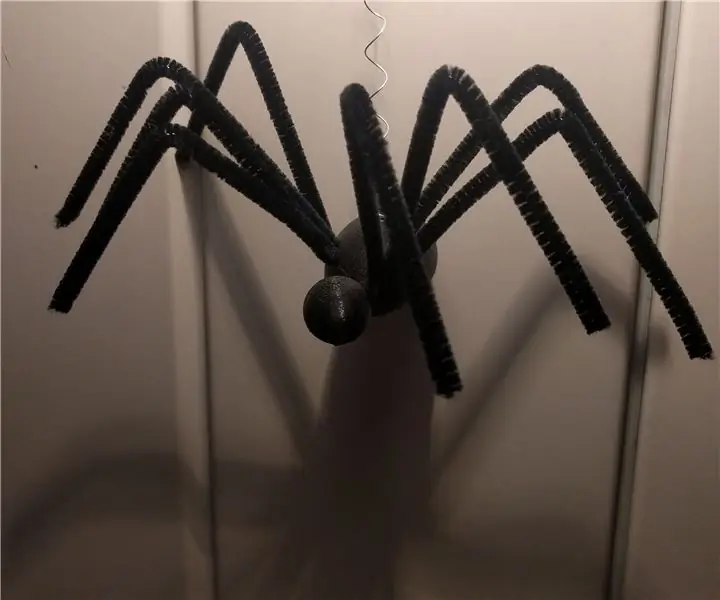 Jumping Halloween Spider: 7 etapas (com fotos)