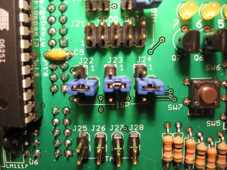 28-pin UC ISP programmeerimine (ATmega8)