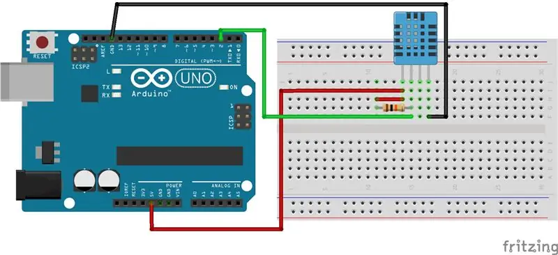 DHT11/DHT22 Sensörünü Test Edin