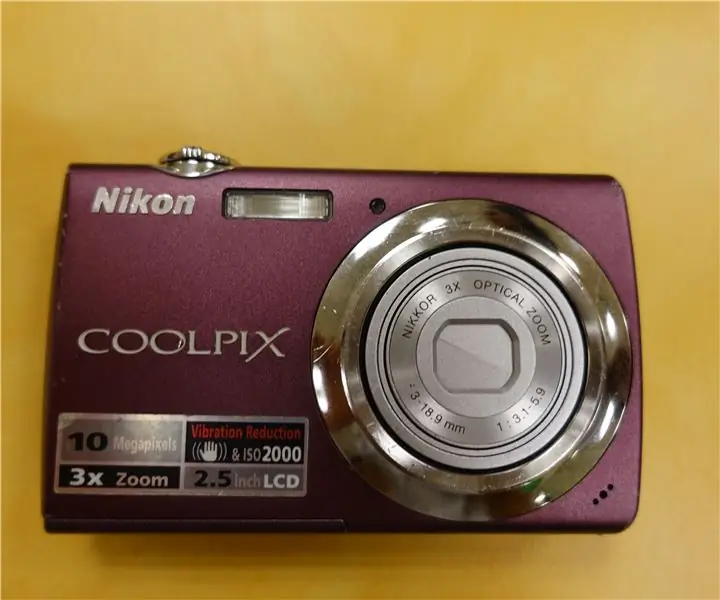 Scherm vervangen op Nikon Coolpix S220: 8 stappen