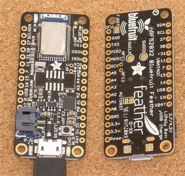 Adafruit Feather NRF52 Mga Custom na Kontrol, Walang Kinakailangan na Coding