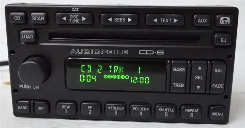 Kako napraviti Ford Audiophile Stereo Radio reprodukciju MP3 datoteka