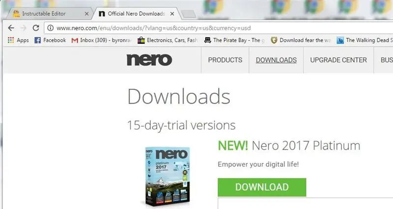 Installa NERO Burning ROM (qualsiasi versione) sul tuo PC