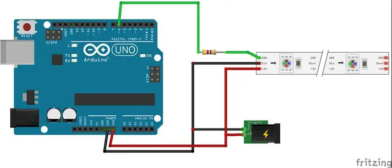 Diagramm der Verbindung von Arduino UNO (Arduino UNO-Diagramm)