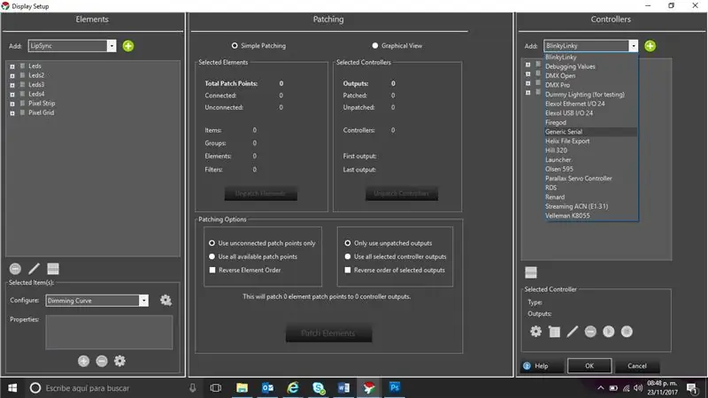 Configurando El Puerto Serial En Vixen (Διαμόρφωση σειριακής θύρας Vixen)