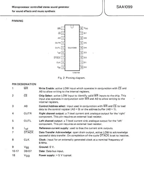 Bedrading - SAA1099