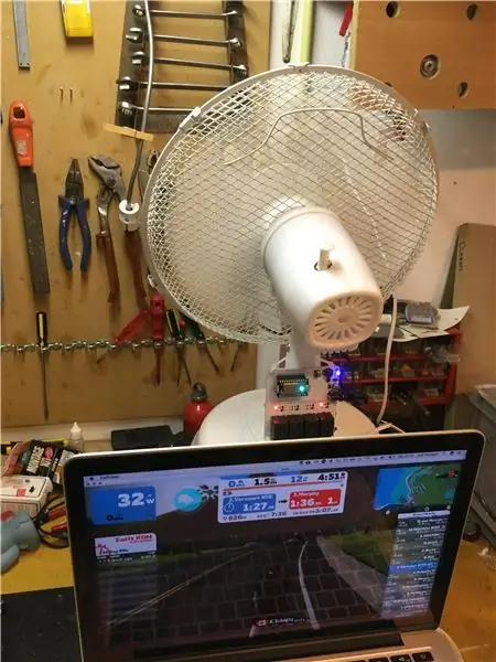 Internetový ventilátor pro Zwift