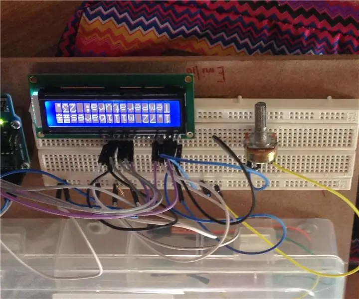 PT Temperatura Y Milibares, Lcd এবং BMP180: 4 ধাপ