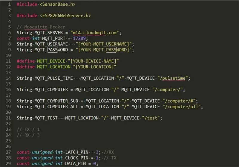 ESP8266 Kodu