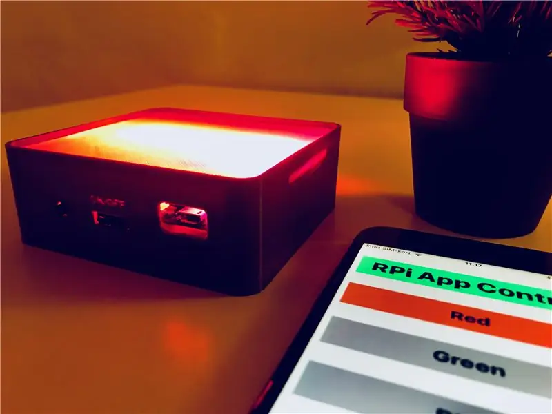 RPi IoT Smart Light Firebase– ის გამოყენებით