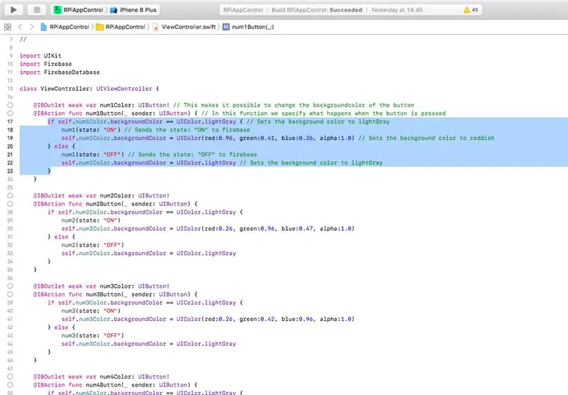 Xcode በመጨረስ ላይ