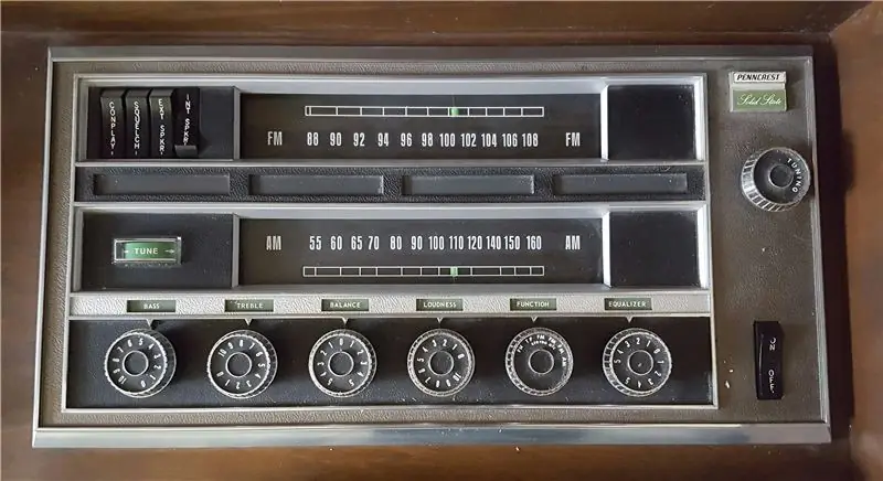 1960s Volumio Console Стерео Кабинет Restomod