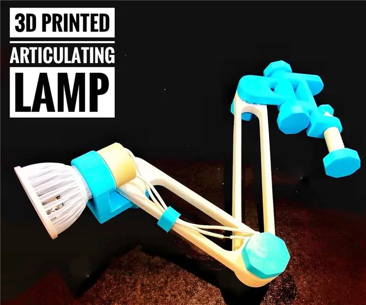 3D Printed Articulating Lamp - NABUHAY