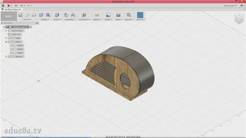 Imprima el gabinete en 3D