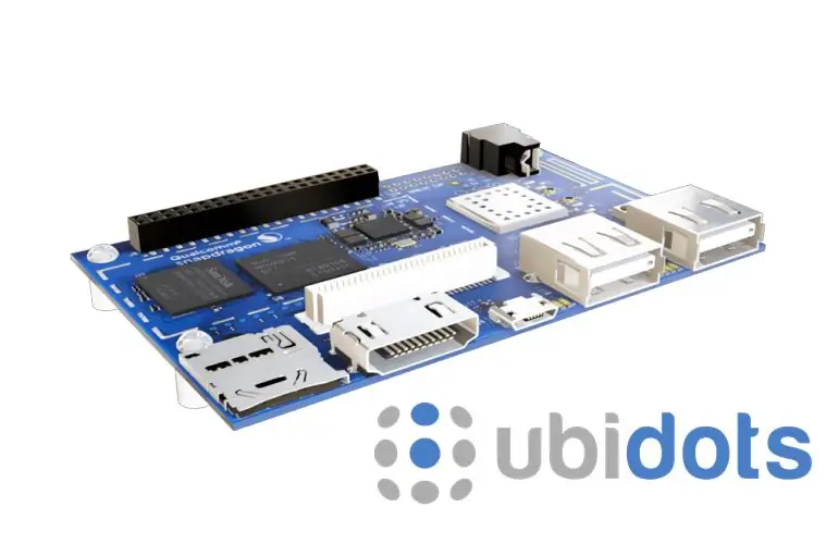 DragonBoard410c - Gegevens naar Ubidots verzenden