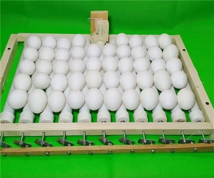 Awtomatikong Egg Turner para sa Incubator: 9 Hakbang (na may Mga Larawan)