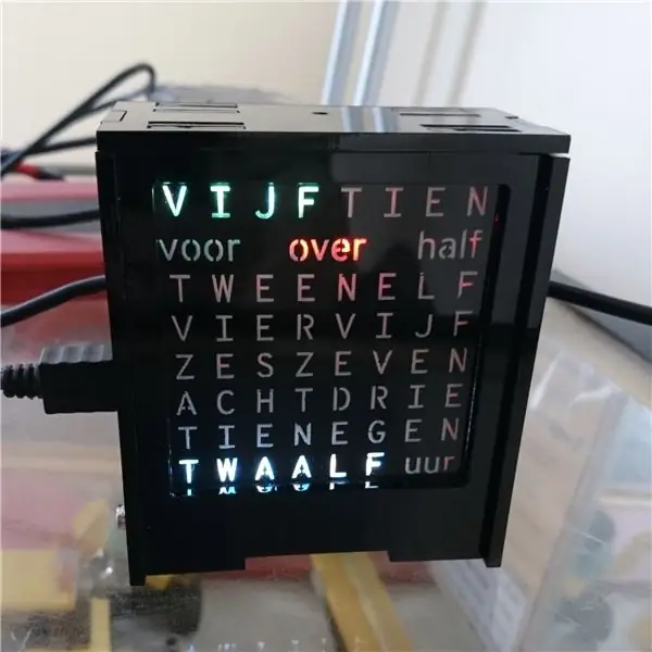 Голландия 8x8 Word Clock