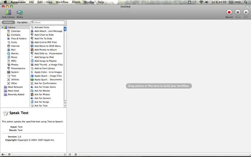 Kako koristiti Automator