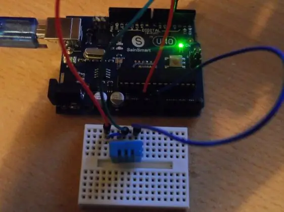 DHT 11 Arduino -dan foydalanish