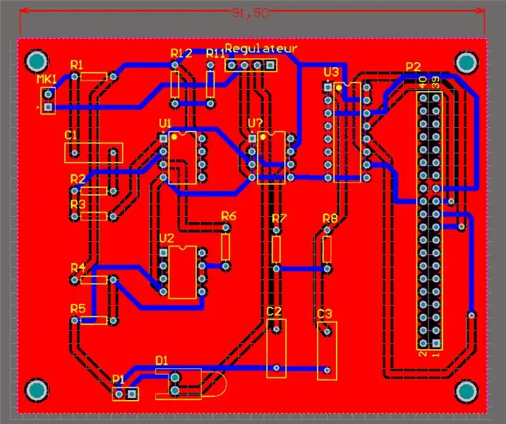 tarjeta de circuito impreso