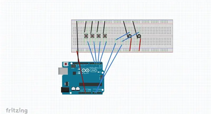 একটি Arduino elাল তৈরি করুন এবং তারগুলি সংযুক্ত করুন