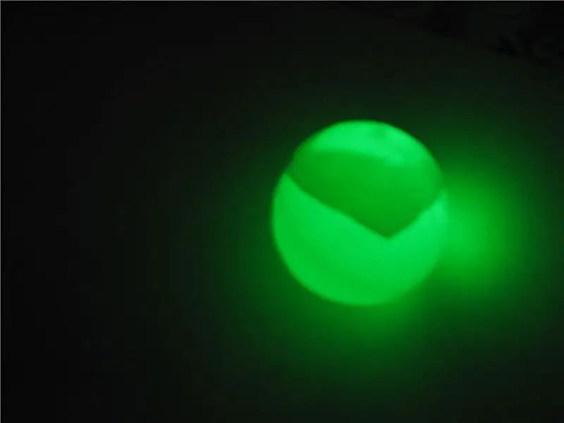 LED Ping Pong Ball: 8 trinn