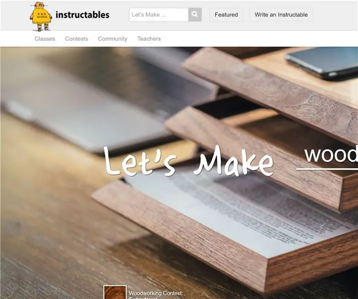 Crea un Instructable: 5 passaggi