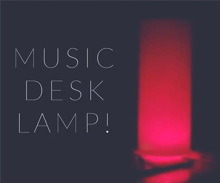 Arduino Music Desk Lamp Sa Bluetooth !: 9 Mga Hakbang