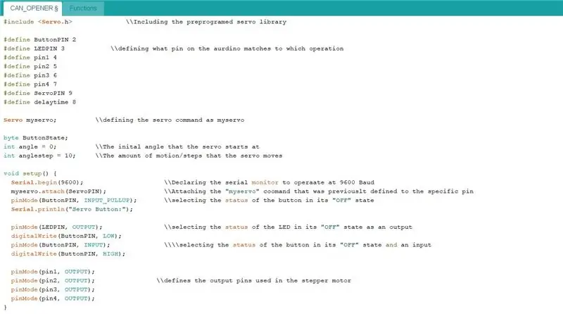 Addım 3: Arduino İşlətmək üçün C+ Kodunun Yazılması