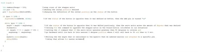 Hakbang 3: Pagsulat ng C + Code para sa Pagpapatakbo ng Arduino