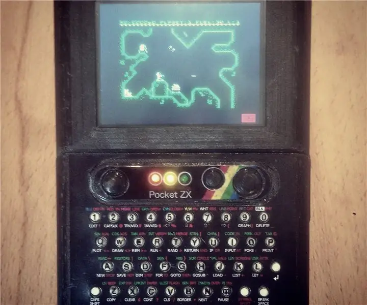 Pocket ZX (Handheld ZX-spectrum): 10 stappen Pocket ZX (Handheld ZX-spectrum): 10 stappen