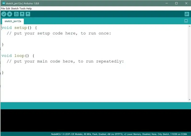 Arduino IDE: n määrittäminen