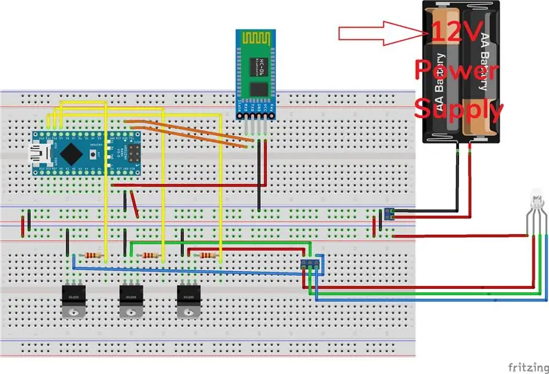 Kev sib txuas thiab Schematic