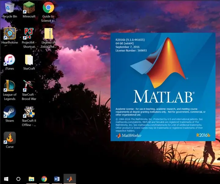 Matlab 2016b -ті Word -қа қалай кодтау және жариялау керек (жаңадан бастаушыларға арналған нұсқаулық): 4 қадам