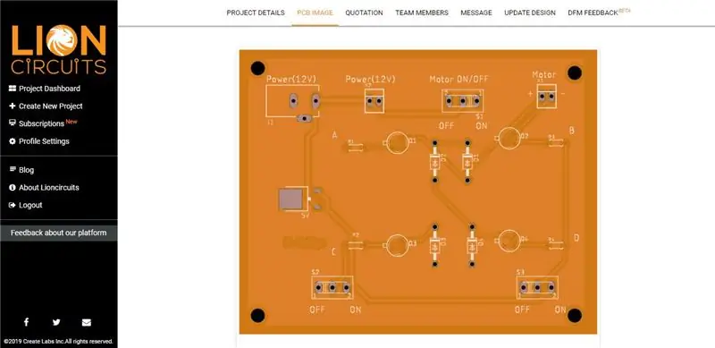 Enviando Gerber em LionCircuits