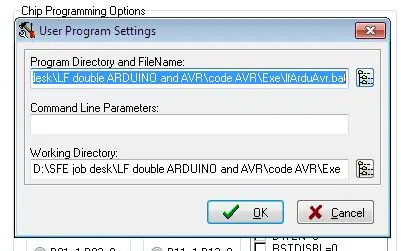 Paramètre Codevision AVR: Paramétrage du programme