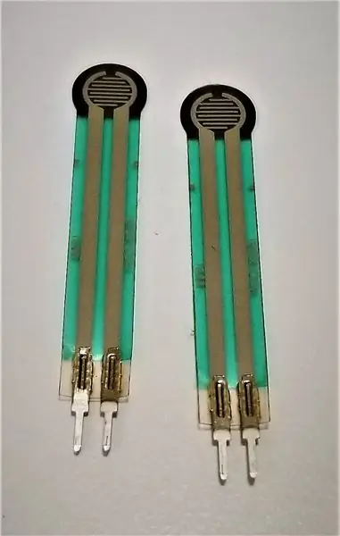 Materiāli: Force Sensitve Resistor-Small un Male Connector