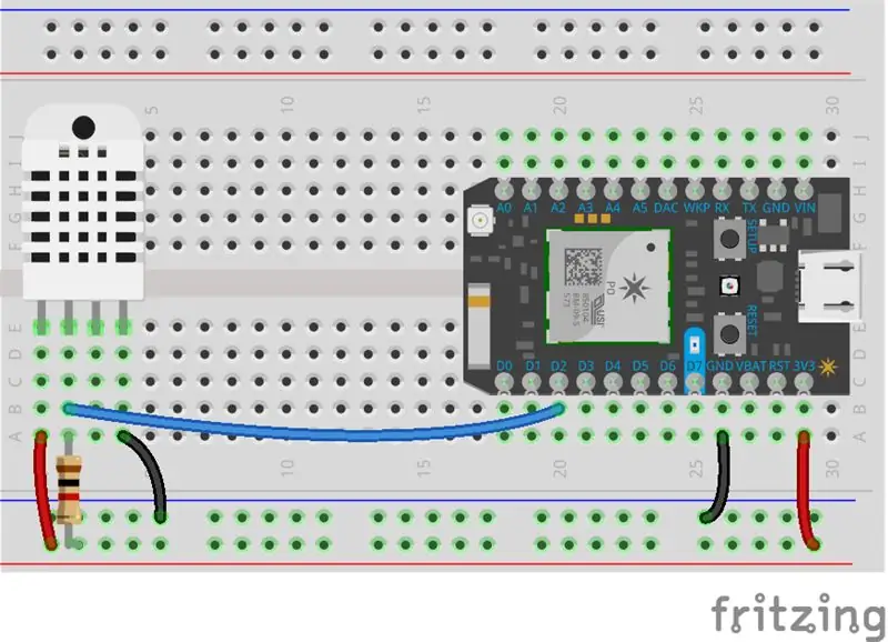 Stap 1: Bouw uw temperatuursensor