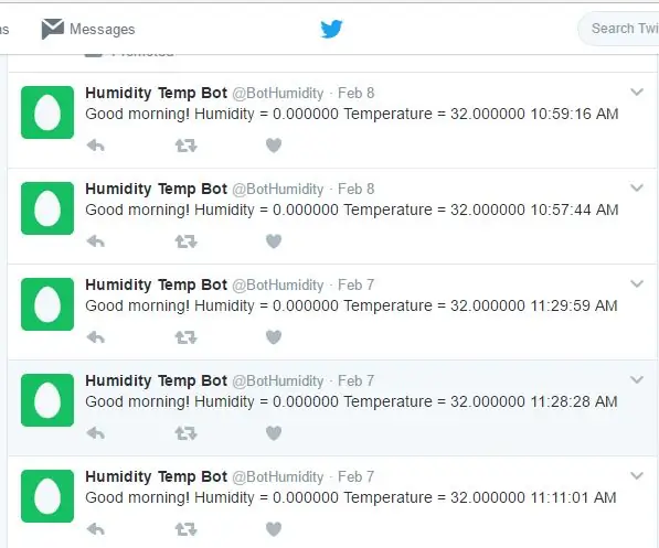 Tweeting Temp Sensor: 4 қадам