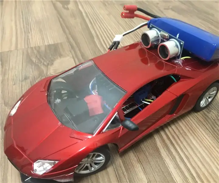 Nadograđeni RC auto igračka s ultrazvučnim senzorom (Arduino): 3 koraka