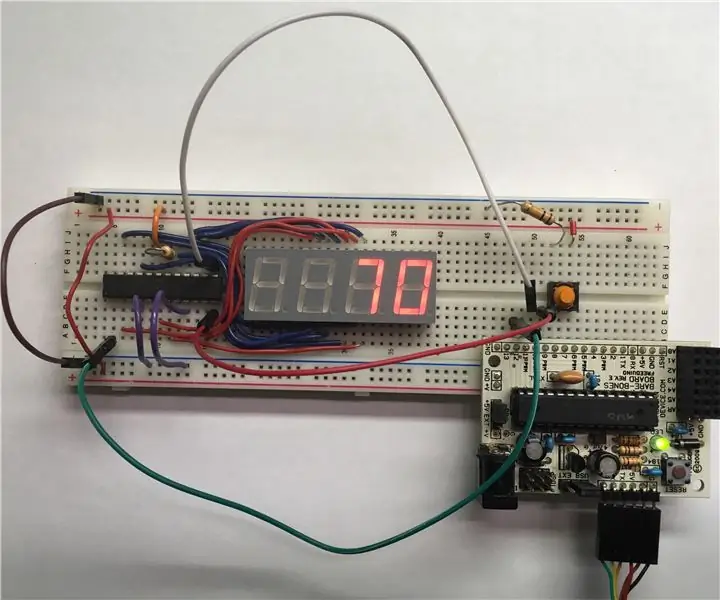 Compteur à l'aide du MAX7221 : 4 étapes