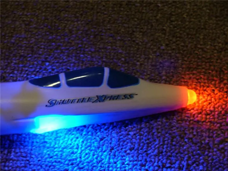 Modell Rocket LED Glow Effects: 9 trinn (med bilder)