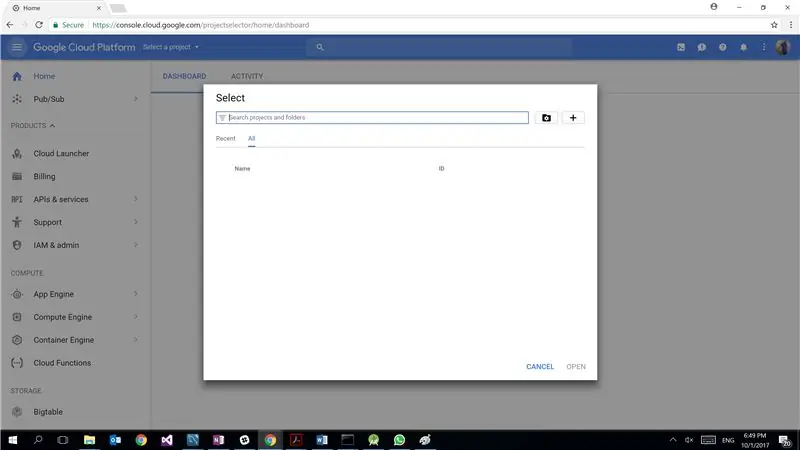 Google Cloud - רישום